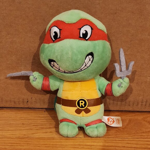 Ty "Raphael" Teenage Mutant Ninja Turltes Beanie Baby - Picture 2 of 9